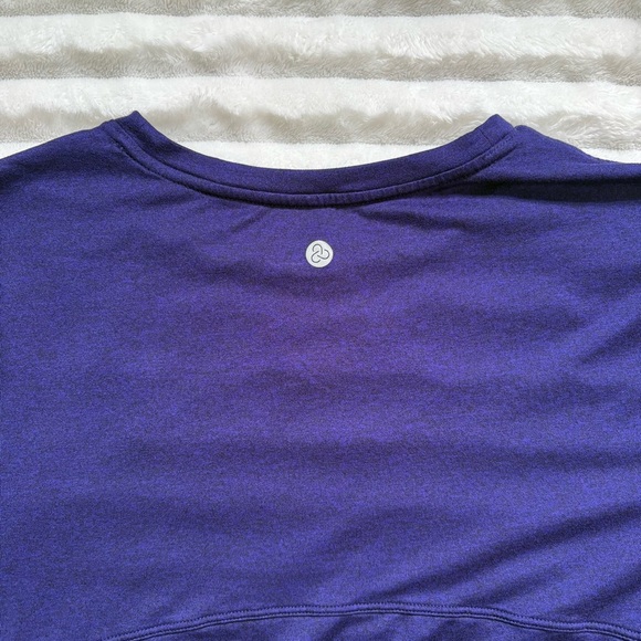 Zella Short Sleeve Relaxed Fit Tee Shirt Purple 10 - Picture 3 of 7